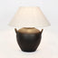 Camille Black Table Lamp & Shade