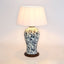 Ashleigh Ceramic Table Lamp Base Blue and White- Base Only