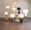 Matisse - Midnight Blue - Glazed Ceramic and Metal Vase Table Lamp Base Only