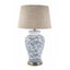 Aviary Ceramic Table Lamp Base Blue and White- Base Only