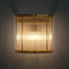 Verre Half Round Glass Wall Lamp Brass - House of Isabella AU