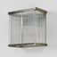Verre Rectangular Wall Light Silver