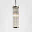 Verre Glass Ceiling Pendant Large Nickel