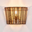 Roosevelt Half Round Wall Light Antique Copper