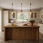 Cape Town Ceiling Pendant Brass