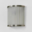 Inanda Half Round Wall Light Nickel