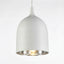 Lumi-R Ceiling Pendant White and Silver
