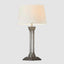 Hudson Table Lamp Base Antique Silver- Base Only