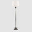Hudson Floor Lamp Base Antique Silver- Base Only