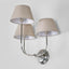 Trilogy Wall Light Base Antique Silver