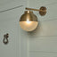 Carrington Outdoor Wall Light Antique Brass