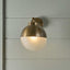 Carrington Outdoor Wall Light Antique Brass