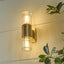 Plover Wall Light Antique Brass