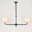 Sheridan Two Arm Pendant Black