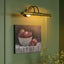 Bankers Wall Light Antique Brass