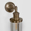 York Outdoor Wall Light Antique Brass