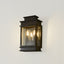 Regent Outdoor Wall Ligh Black