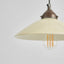 Newport Ceramic Dish Ceiling Pendant Medium White
