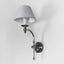 Soho Curved Wall Light Base Antique Silver
