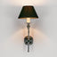 Soho Curved Wall Light Base Shiny Nickel