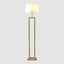 Hamilton Floor Lamp in Antique Brass
