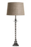 Roxbury Table Lamp Base Antique Silver - House of Isabella AU