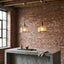 Avery Ceiling Pendant Antique Brass
