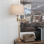 Macleay Swing Arm Table Lamp Base Antique Brass- Base Only