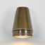 Seaman Outdoor Wall Light Antique Brass