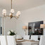 Prescot Chandelier Dark Bronze