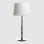 Chapman Table Lamp Base Antique Silver- Base Only
