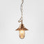 Rutherford Outdoor Hanging Lamp in Brass - House of Isabella AU