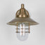 Clark Outdoor Wall Light Antique Brass