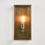Goodman Lantern Wall Lamp in Ant Brass - House of Isabella AU