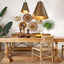 Monte Carlo Ceiling Pendant Small Brass