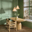 Gadsden Medium Glass Hanging Lamp BRASS