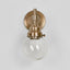 Iceberg Outdoor Wall Light Antique Brass