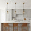 Canberra Hanging Lamp in Antique Silver - House of Isabella AU