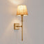 Danish Brass Wall Light Antique Brass