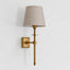 Danish Brass Wall Light Antique Brass