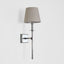 Danish Brass Wall Light Antique Silver