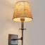 Danish Brass Wall Light Antique Silver
