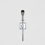Danish Brass Wall Light Antique Silver