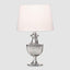 Albany Table Lamp Base Antique Silver- Base Only