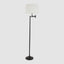 Macleay Floor - Matte Black - Brass Swing Arm Adjustable Floor Lamp Base Only
