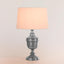 Sheffield Table Lamp Base Antique Silver- Base Only