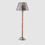 Delaware Table Lamp Antique Silverand Dark wood