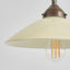 Newport Ceramic Dish Ceiling Pendant Large White