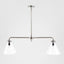 Gadsden Two Arm Ceiling Pendant Antique Silver