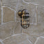 Porto Outdoor Wall Light Antique Brass